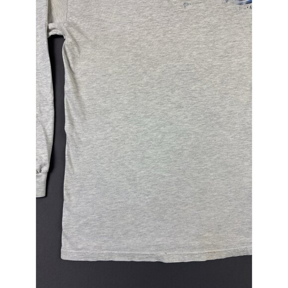 Rare Vintage Y2K NFL Superbowl XXXIX Patriots Eagles Sun Fade Gray Long Sleeve T - Picture 10 of 14
